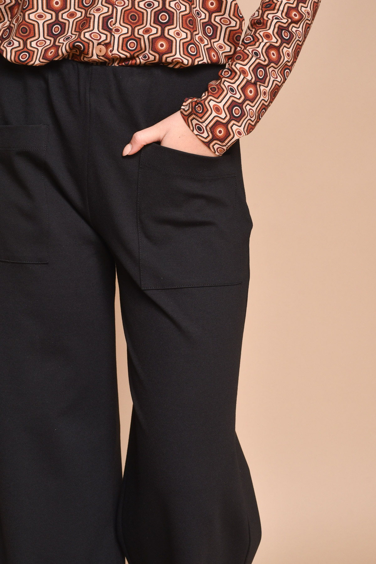 Viscose on sale cropped trousers