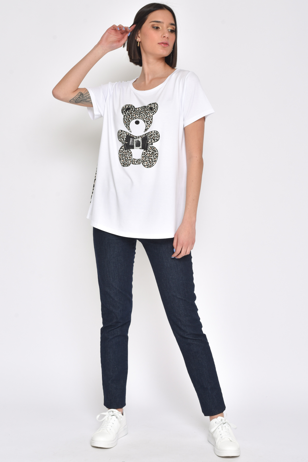 t shirt con strass