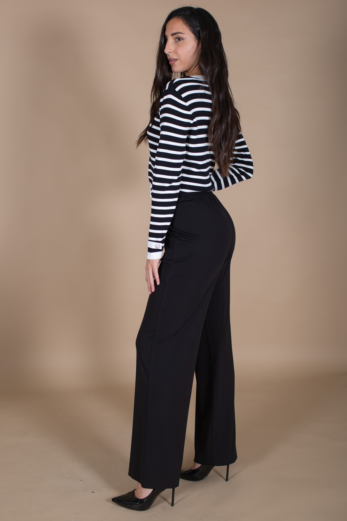 paxforpax SEMI WIDE PANTS(BLACK) size1
