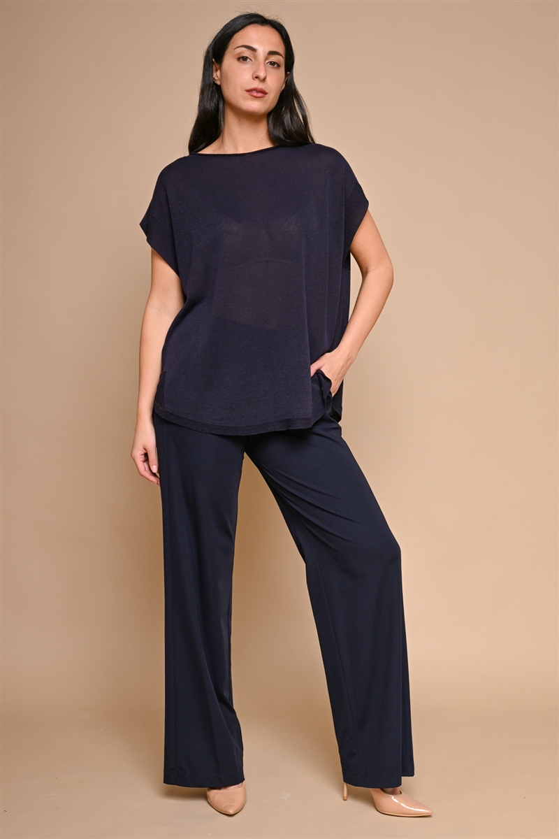 MAGLIA IN VISCOSA for women - BLUE - Paquito Pronto Moda Shop Online