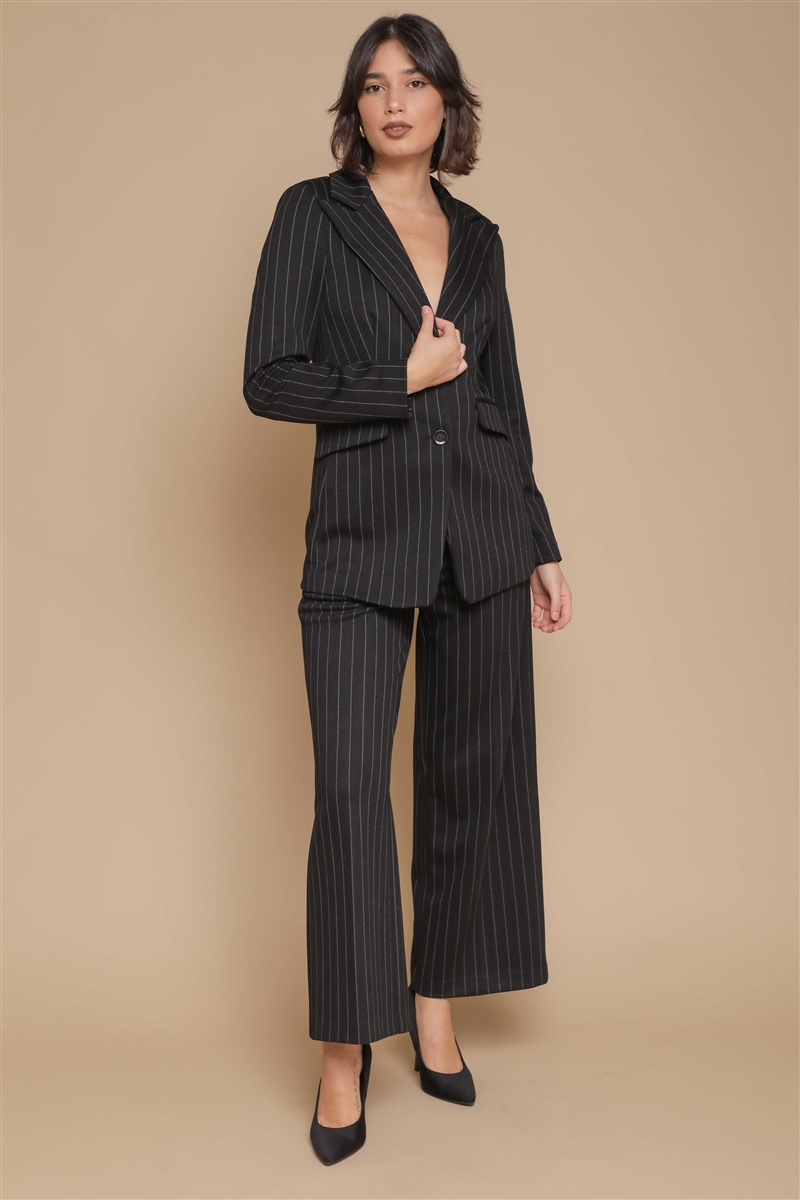 BLAZER GESSATO da donna - NERO - Paquito Pronto Moda Online Shop - 3