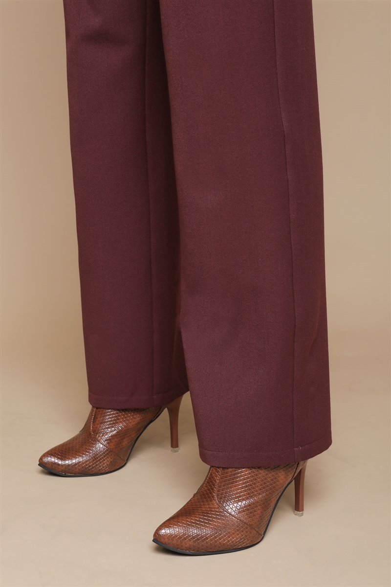 PANTALONE STRETCH da donna - BORDEAUX - Paquito Pronto Moda Shop Online
