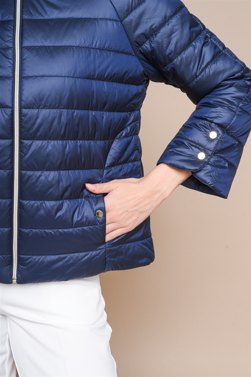 BOMBER CON SCOLLO A CRATERE for women -  - Paquito Pronto Moda Shop Online