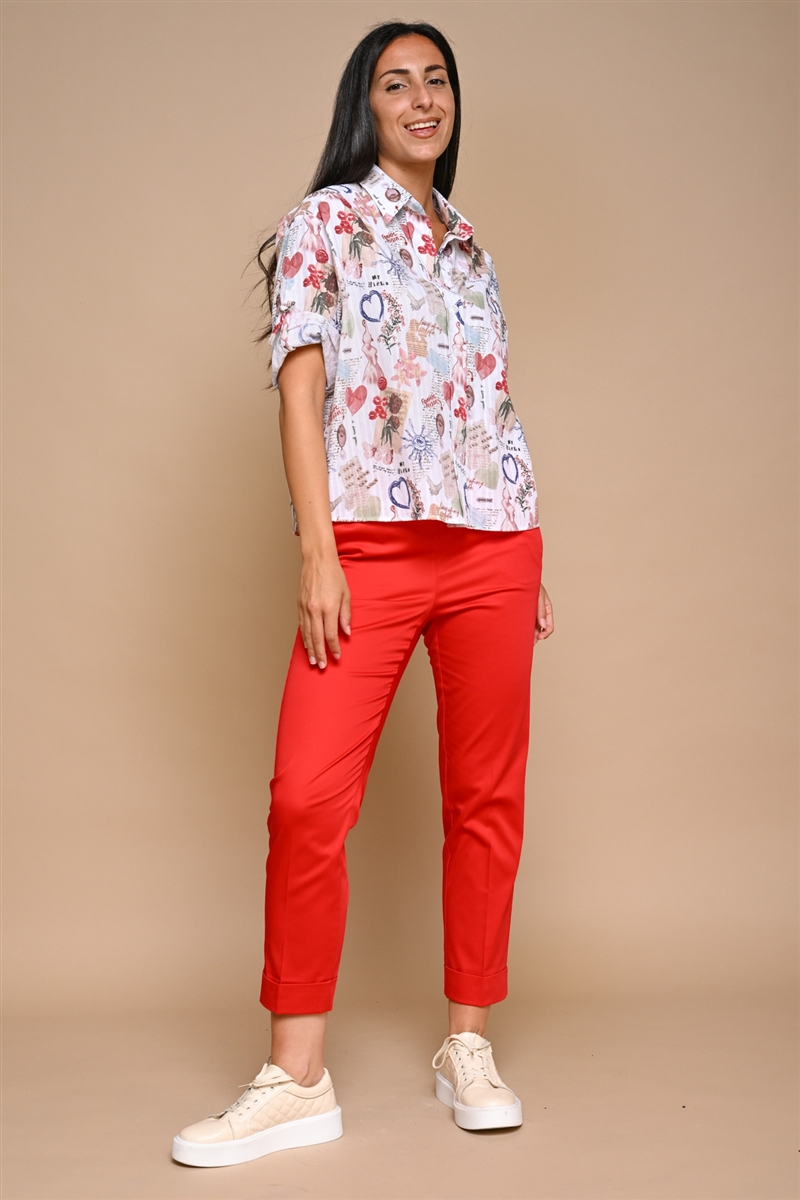 CAMICIA FANTASIA 100% COTONE da donna - UNICA - Paquito Pronto Moda Shop Online
