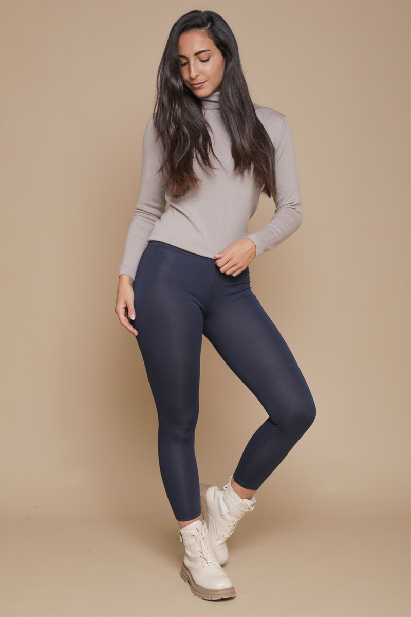 LEGGINS IN VISCOSA ELASTICIZZATA da donna - BLU - Paquito Pronto Moda Shop Online