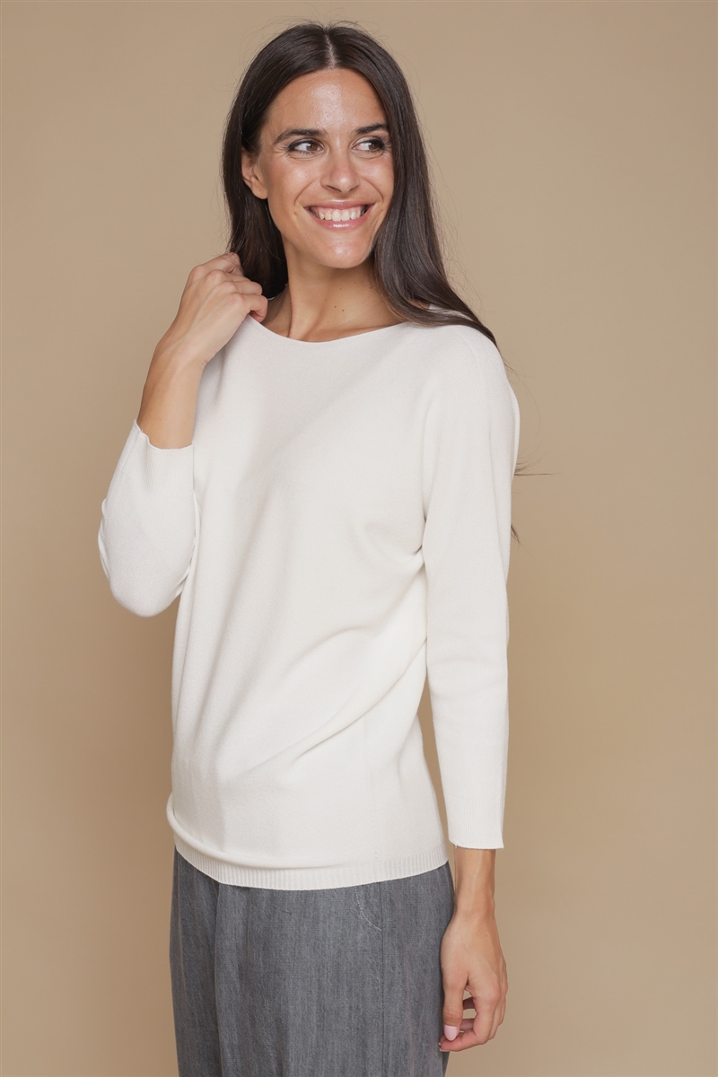 MAGLIA SCOLLO ROTONDO IN VISCOSA for women -  - Paquito Pronto Moda Online Shop - 4