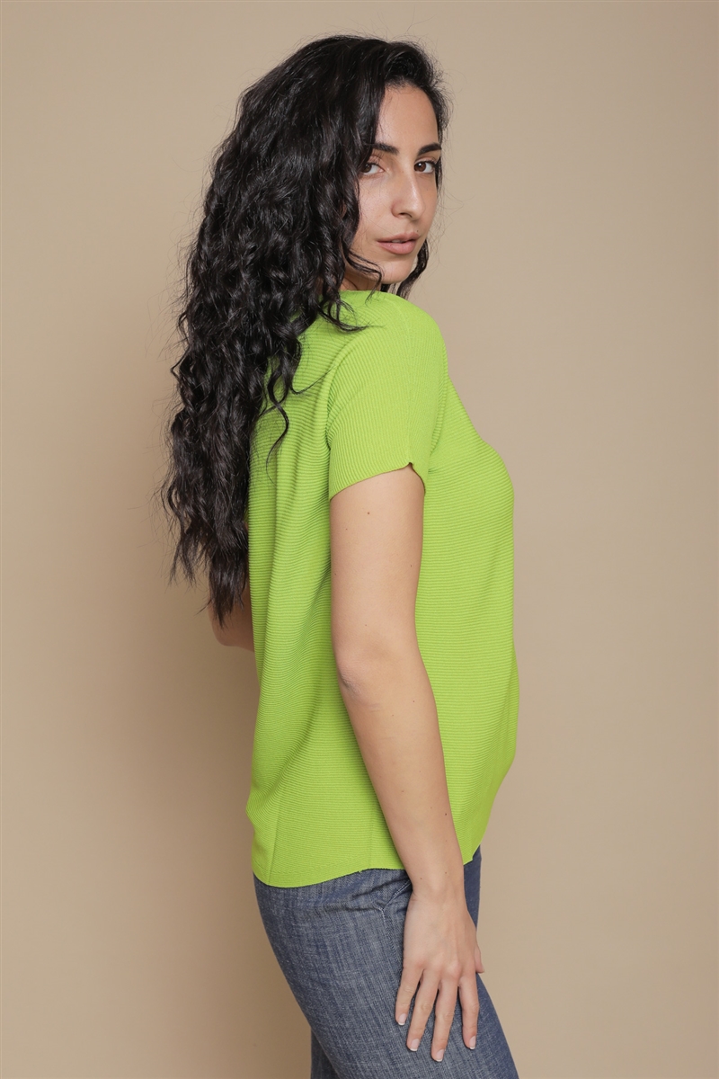 VISCOSE BLOUSE WORKED IN LINKS for women - ACIDO - Paquito Pronto Moda Shop Online