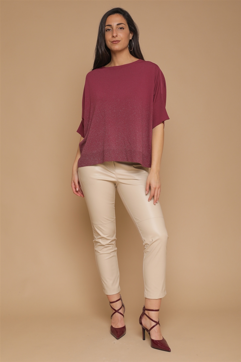 MAGLIA IN VISCOSA A SCATOLINA for women - AMARENA - Paquito Pronto Moda Shop Online