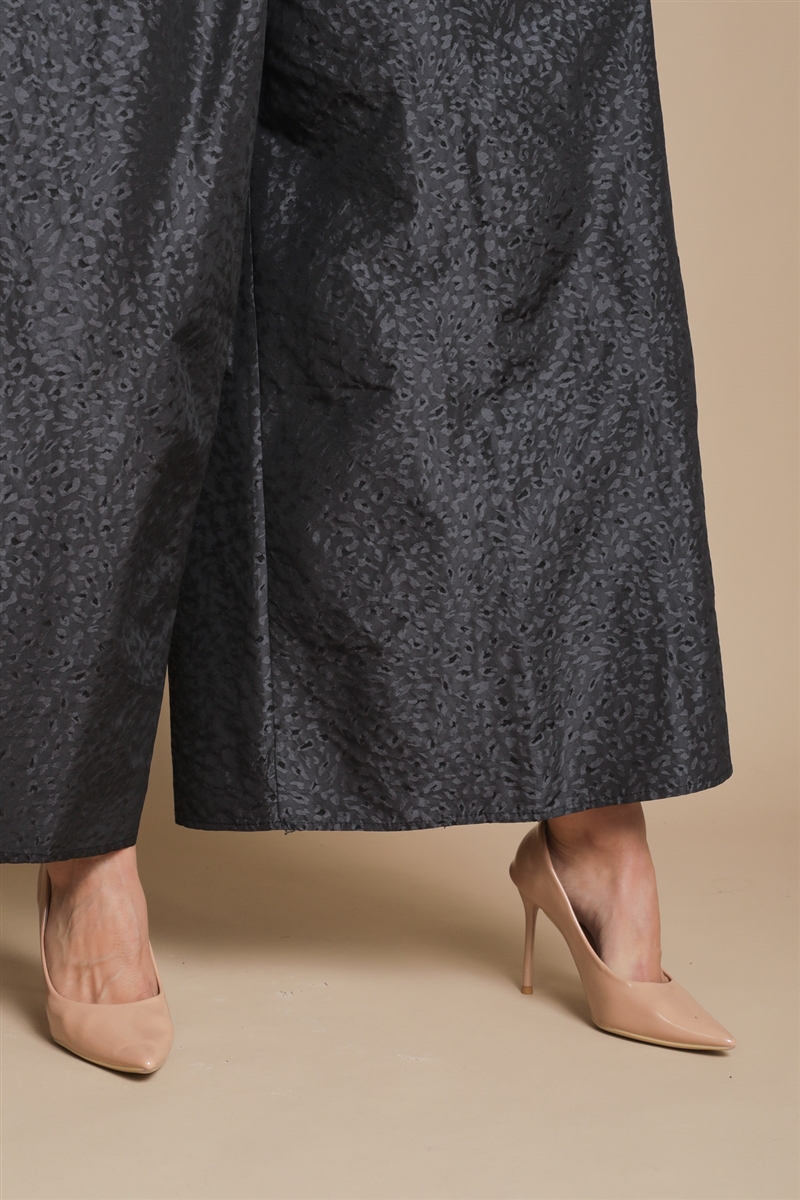 PANTALONE AMPIO A CAMPANA da donna - ANTRACITE - Paquito Pronto Moda Online Shop - 1